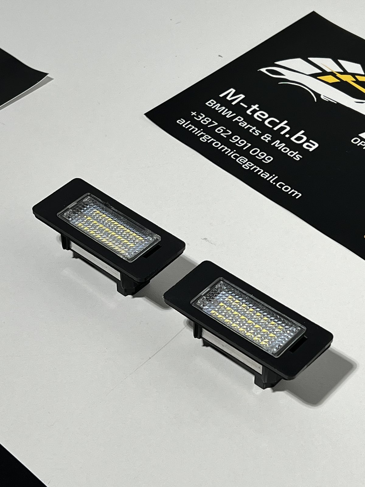 LED Licence Plate Lights for BMW 90 E91 E92 E93 E81 E82 E87 E88 E60 E61 E64 E63 F10 F11 F30 F31