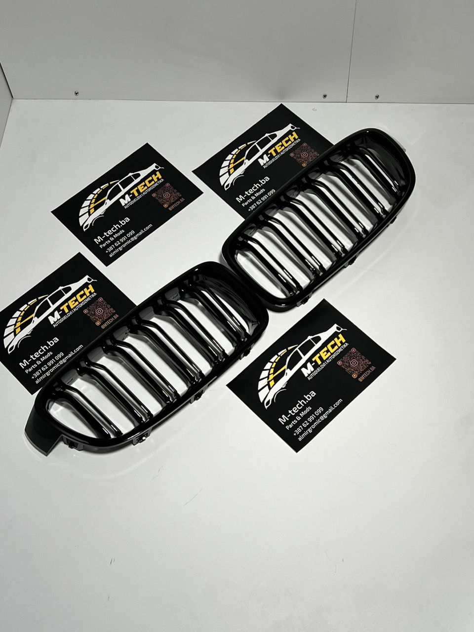 BMW F30 F31 M Grills Glossy Black - Image 2