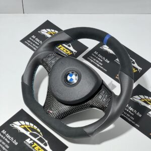 Full Custom M Sport Steering Weel Alcantara Carbon for BMW E90 E91 E92 E93 E81 E82 E87 E88