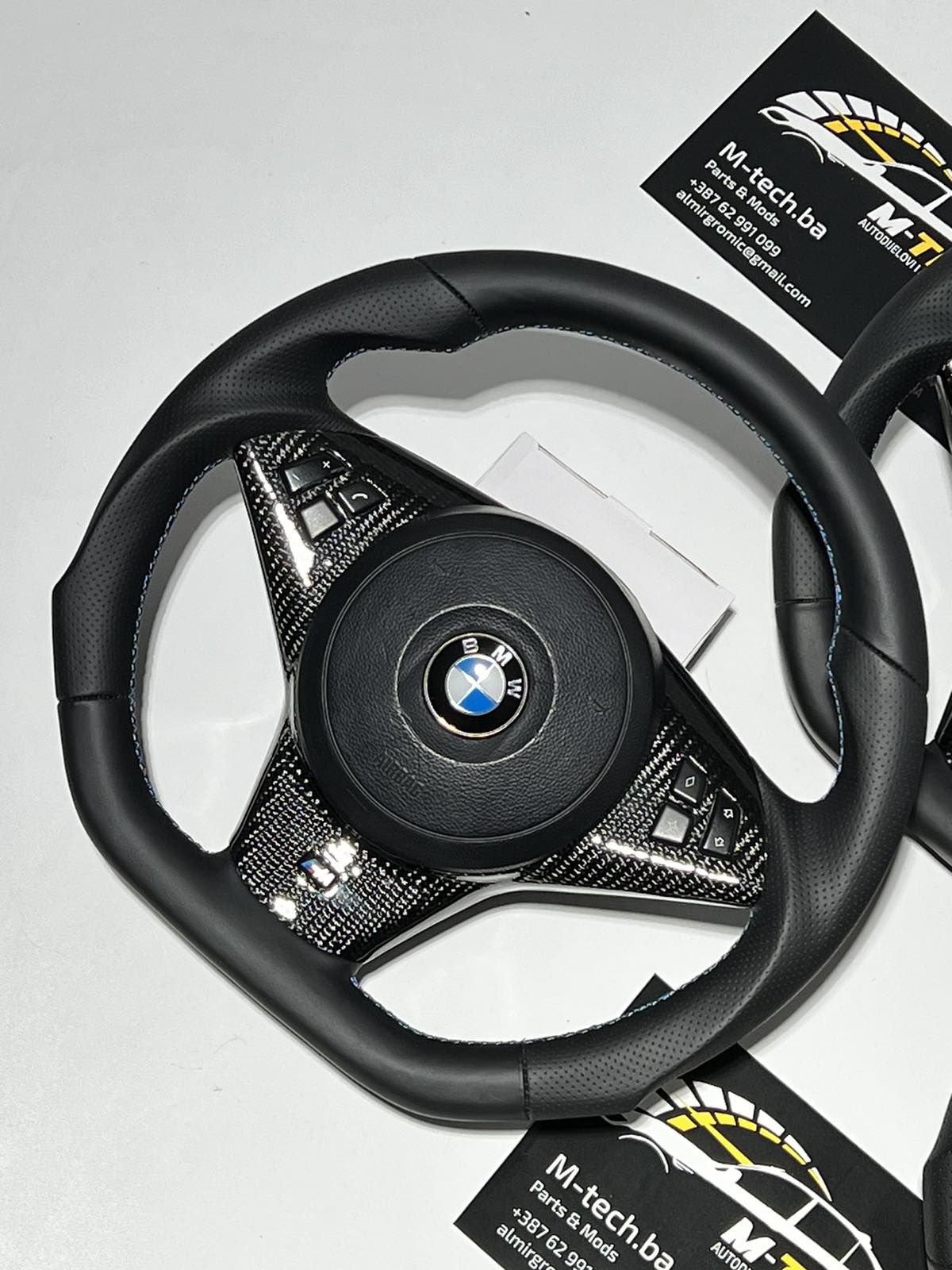 Full Custom M Sport Carbon Steering Wheel for BMW E60 E61 E63 E64 M5 M6