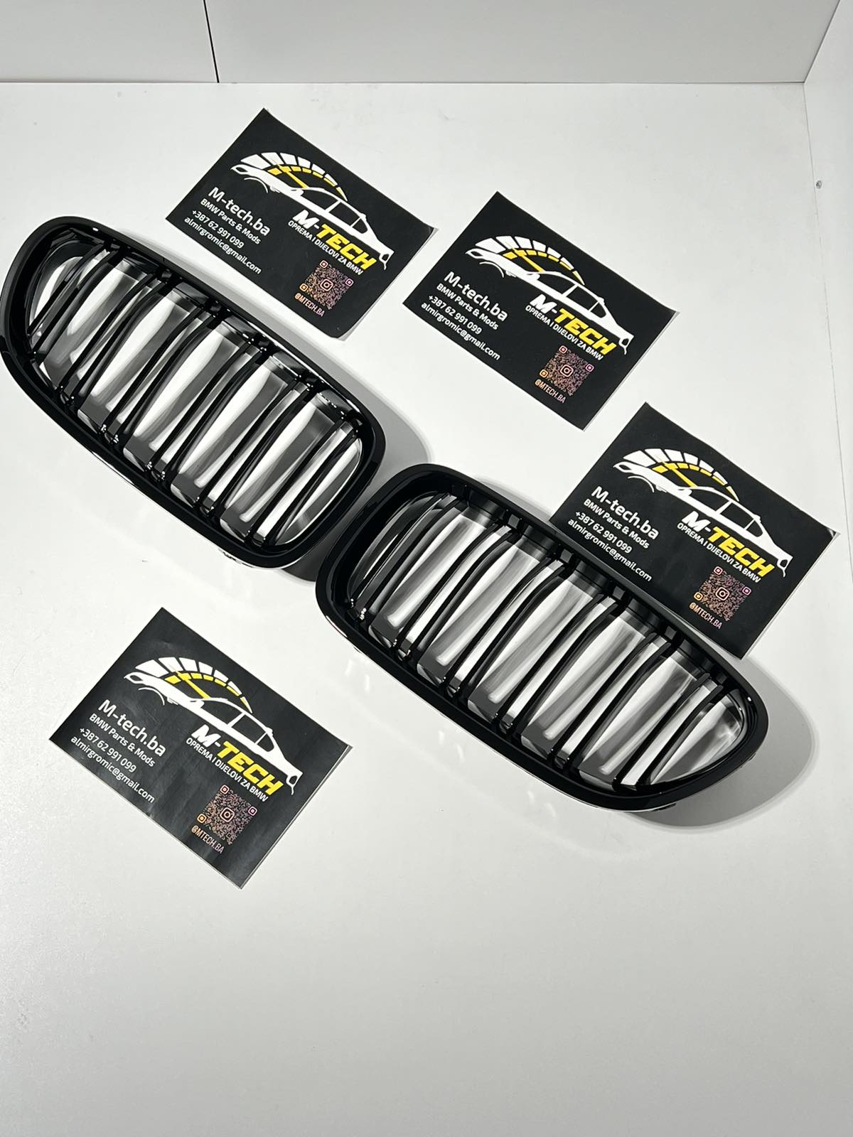 BMW F10 F11 M Grills Gloss Black