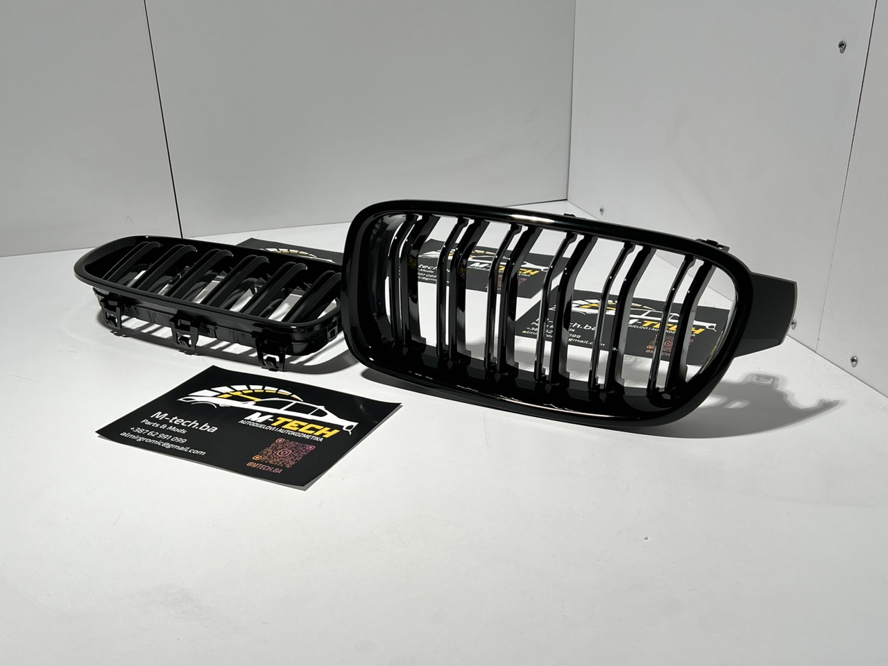 BMW F30 F31 M Grills Glossy Black