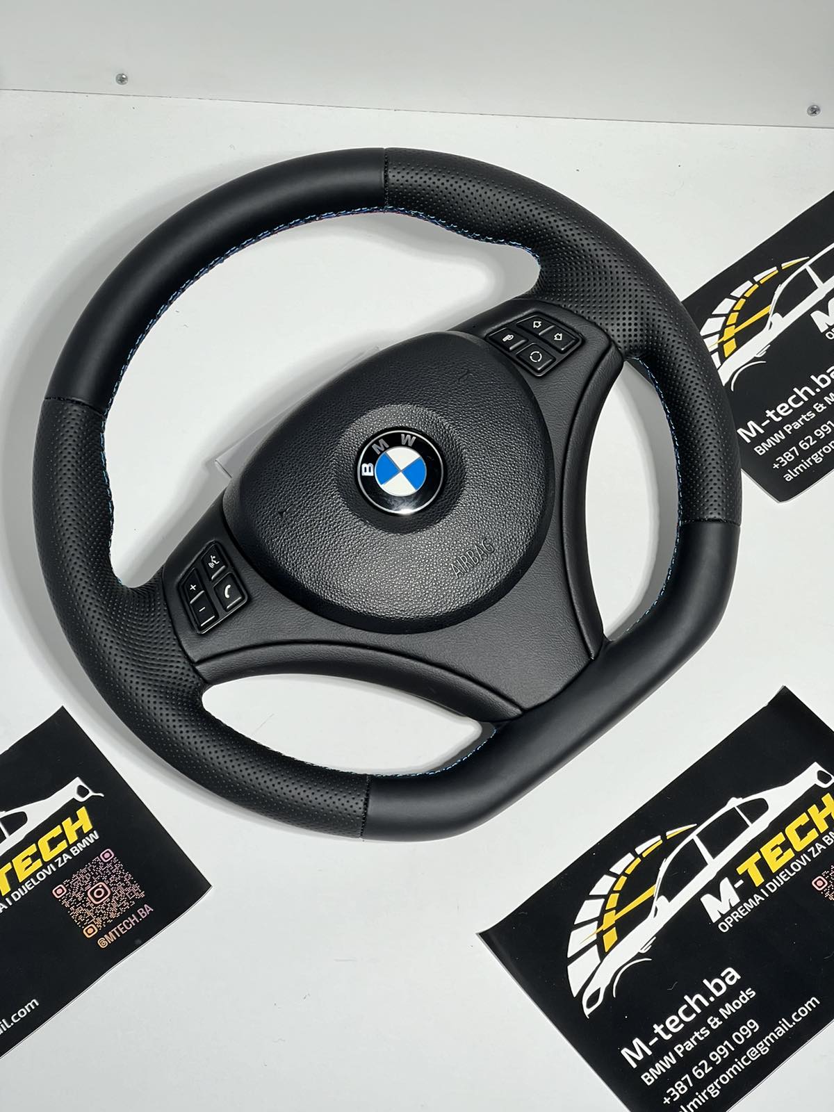 Custom Sport Steering Wheel BMW E90 E91 E92 E93 E81 E82 E87 - Image 5