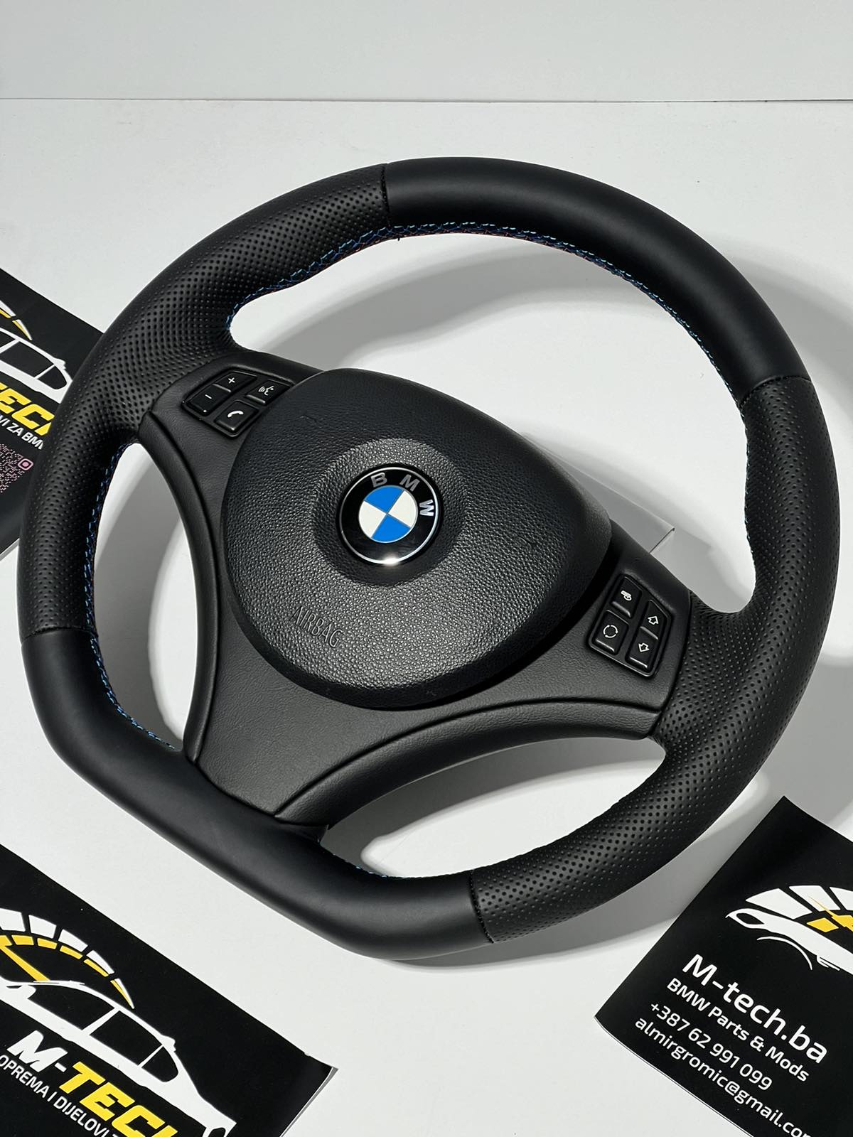 Custom Sport Steering Wheel BMW E90 E91 E92 E93 E81 E82 E87 - Image 3