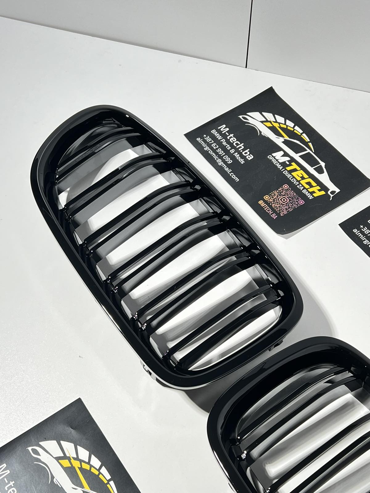 BMW F10 F11 M Grills Gloss Black - Image 3