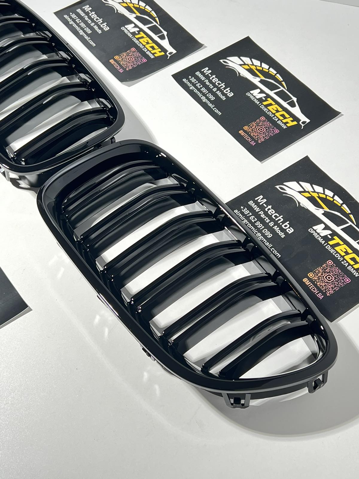 BMW F10 F11 M Grills Gloss Black - Image 4