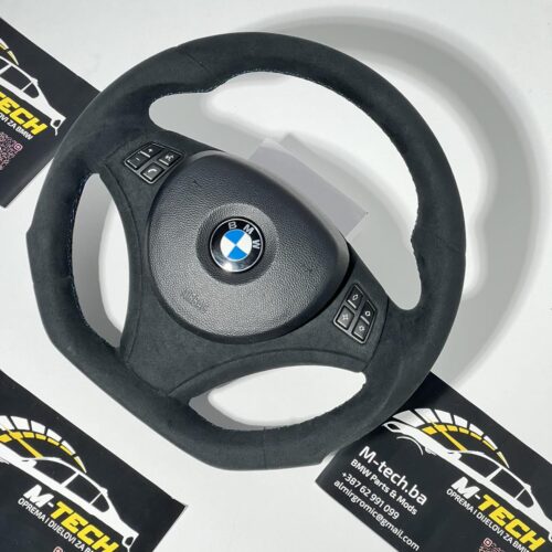 Full Custom Steering Wheel Alcantara BMW E90 E91 E92 E93 E81 E82 E87