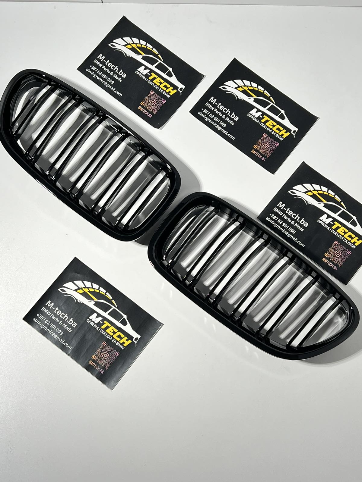 BMW F10 F11 M Grills Gloss Black - Image 2
